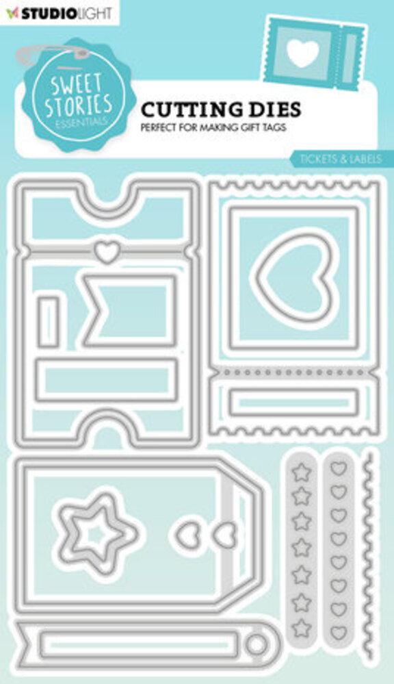 Studio Light Sweet Stories Snijmal Tickets & Labels (SL-SS-CD685) Studio Light Sweet Stories Snijmal Tickets & Labels (SL-SS-CD685)