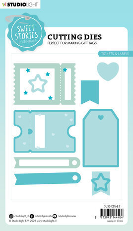 Studio Light Sweet Stories Snijmal Tickets & Labels (SL-SS-CD685) Studio Light Sweet Stories Snijmal Tickets & Labels (SL-SS-CD685)