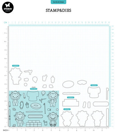 Studio Light Sweet Stories Stamp & Die Snow Fun (SL-SS-SCD66) Studio Light Sweet Stories Stamp & Die Snow Fun (SL-SS-SCD66)