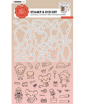 Studio Light Sweet Stories Stamp & Die Christmas Crew (SL-SS-SCD67)