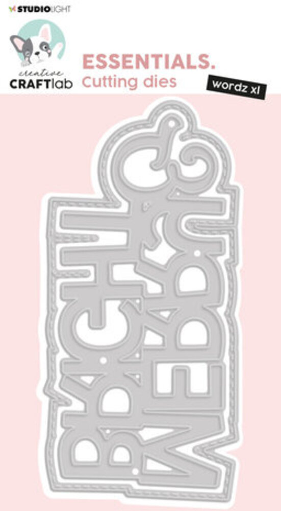 Creative Craftlab Essentials Dies Wordz XL Merry and Bright (CCL-ES-CD687)