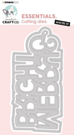 Creative Craftlab Essentials Dies Wordz XL Merry and Bright (CCL-ES-CD687)