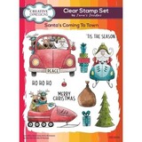Creative Expressions Jane's Doodles Clear Stamp Set Santa's Coming To Town (CEC1034)