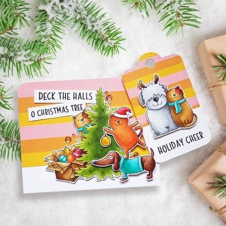 Creative Expressions Jane's Doodles Clear Stamp Set O Christmas Tree (CEC1035)