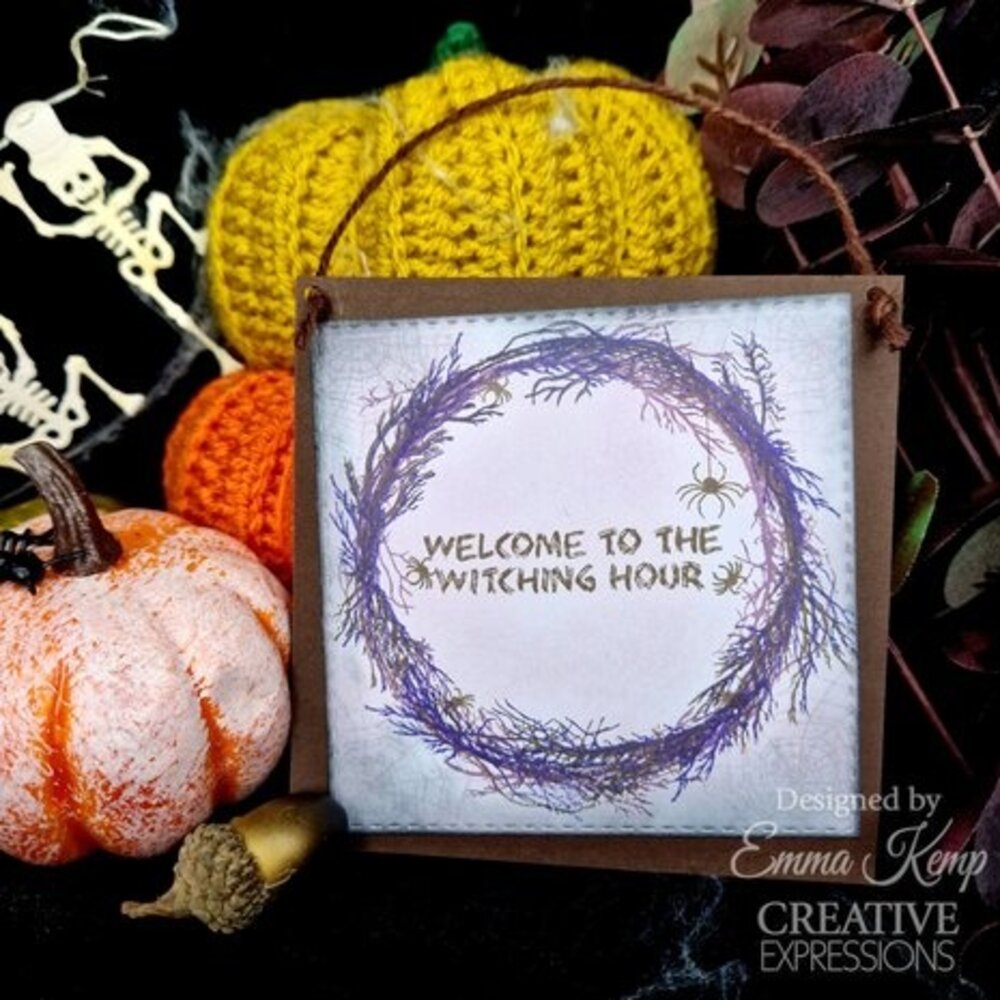 Creative Expressions Designer Boutique Clear Stamp A6 Build A Wreath (UMSDB173)