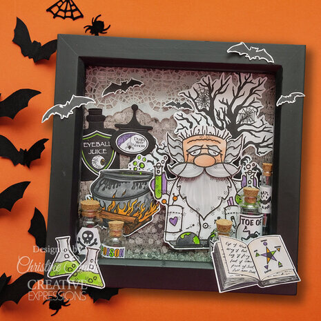 Creative Expressions Designer Boutique Clear Stamp Spooky Borders (UMSDB174)