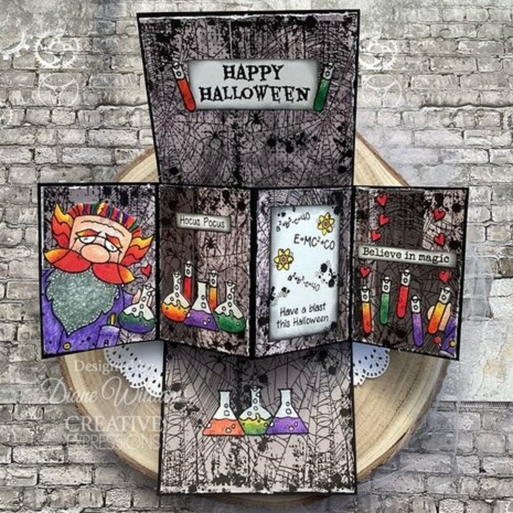 Creative Expressions Designer Boutique Clear Stamp Ghostly Greetings (UMSDB176)