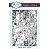Creative Expressions Background Rubber Stamp A6 Web of Shadows (CER050)