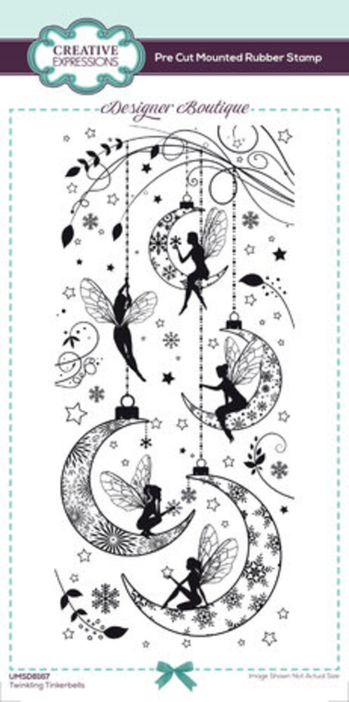 Creative Expressions Designer Boutique Rubber Stamp Twinkling Tinkerbells (UMSDB167) Creative Expressions Designer Boutique Rubber Stamp Twinkling Tinkerbells (UMSDB167)
