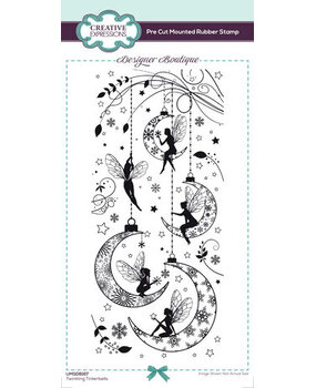 Creative Expressions Designer Boutique Rubber Stamp Twinkling Tinkerbells (UMSDB167) Creative Expressions Designer Boutique Rubber Stamp Twinkling Tinkerbells (UMSDB167)