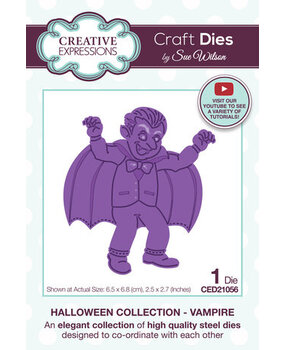 Creative Expressions Sue Wilson Craft Die Vampire (CED21056) Creative Expressions Sue Wilson Craft Die Vampire (CED21056)