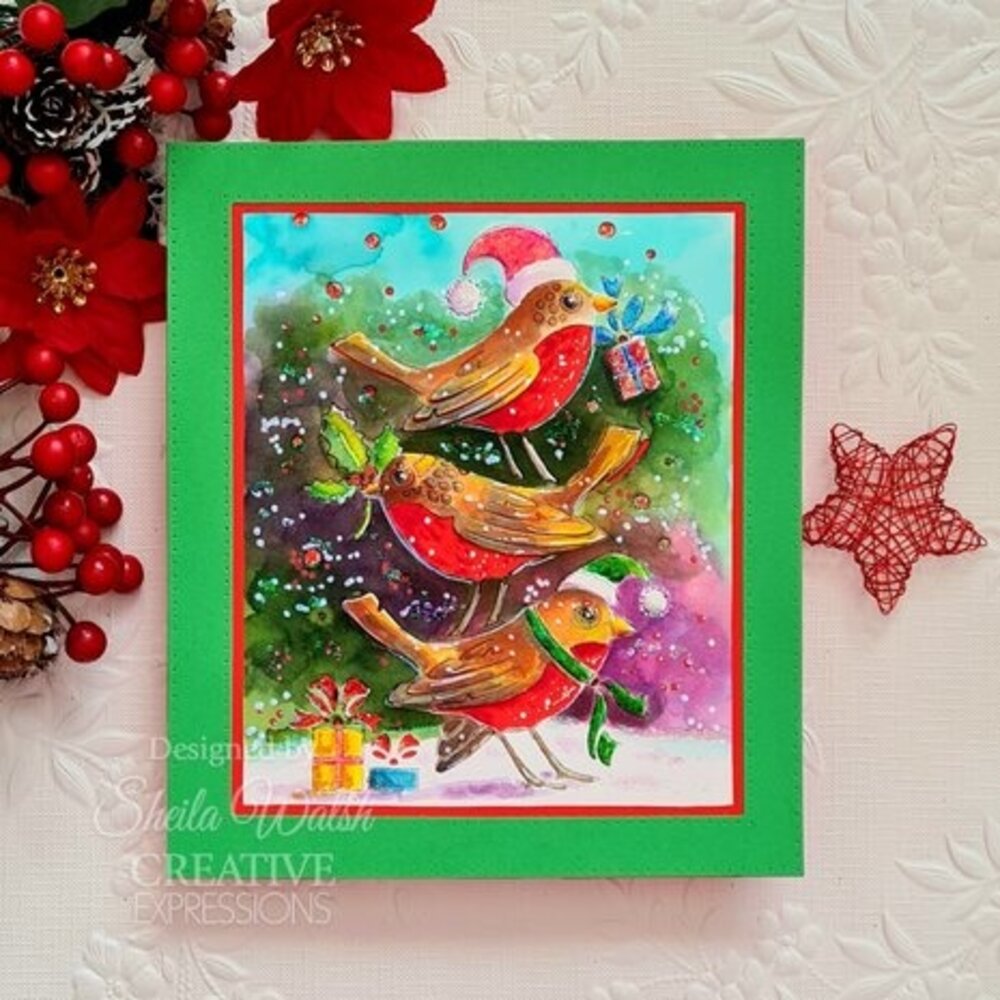 Creative Expressions Cathie Shuttleworth Craft Die Festive Trio (CEDPC1237)