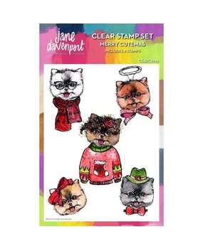 Jane Davenport Clear Stamps Merry Cutemas (CEJDCS025) Jane Davenport Clear Stamps Merry Cutemas (CEJDCS025)