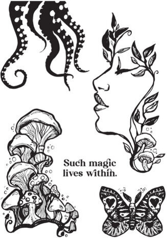 Jane Davenport Clear Stamps Magic Within (CEJDCS027) Jane Davenport Clear Stamps Magic Within (CEJDCS027)
