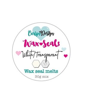 Carlijn Design Wax Seal Melts White/Transparant (CDWX-0034)