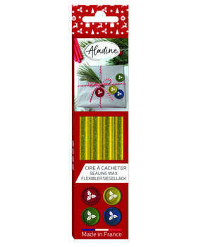 Aladine Wax Stick Glitter Gold (72454)