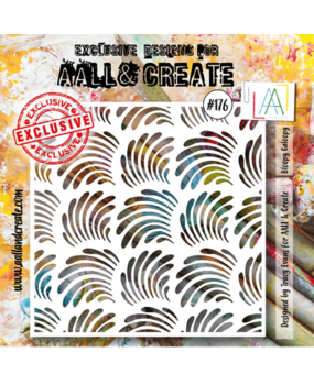 AALL and Create Masking Stencil 6x6 Inch Bloopy Galoopy (AALL-PC-176)*