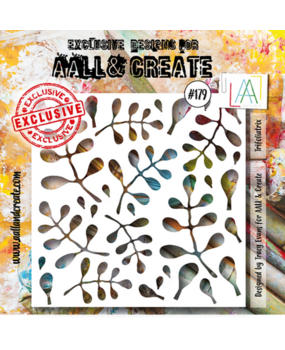 AALL and Create Masking Stencil 6x6 Inch Trifoliatrix (AALL-PC-179) AALL and Create Masking Stencil 6x6 Inch Trifoliatrix (AALL-PC-179)