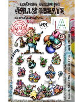 AALL and Create Clear Stamp Set A5 Candy Town Elves (AALL-TP-999)*