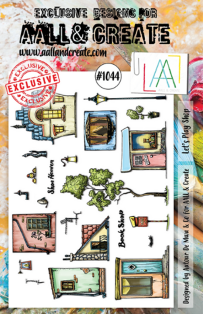 AALL and Create Clear Stamp Set A5 Let's Play Shop (AALL-TP-1044)