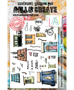 AALL and Create Clear Stamp Set A5 Sugar Delights (AALL-TP-1045)