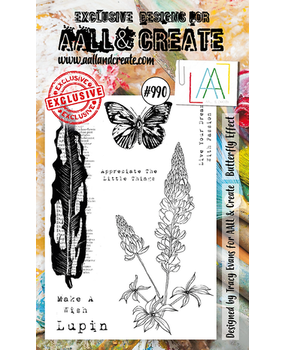AALL and Create Clear Stamp Set A6 Butterfly Effect (AALL-TP-990)* AALL and Create Clear Stamp Set A6 Butterfly Effect (AALL-TP-990)*
