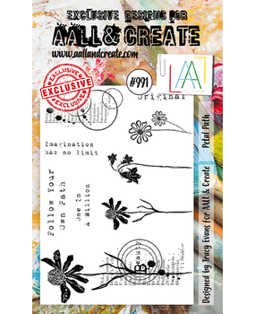 AALL and Create Clear Stamp Set A6 Petal Path (AALL-TP-991)* AALL and Create Clear Stamp Set A6 Petal Path (AALL-TP-991)*
