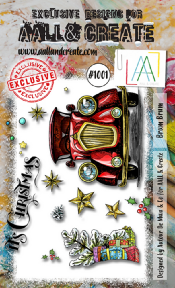 AALL and Create Clear Stamp Set A6 Brum Brum (AALL-TP-1001)
