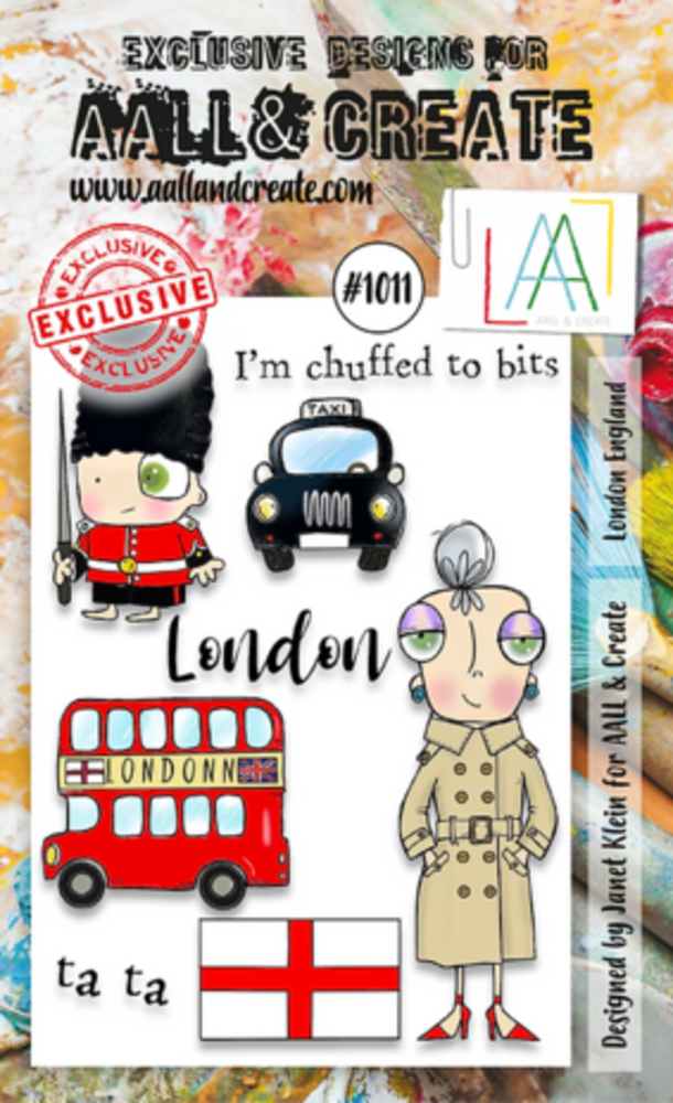 AALL and Create Clear Stamp Set A6 London England (AALL-TP-1011) AALL and Create Clear Stamp Set A6 London England (AALL-TP-1011)