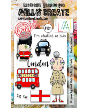 AALL and Create Clear Stamp Set A6 London England (AALL-TP-1011)* AALL and Create Clear Stamp Set A6 London England (AALL-TP-1011)*