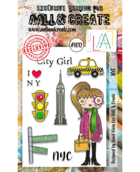 AALL and Create Clear Stamp Set A6 NYC (AALL-TP-1012)*