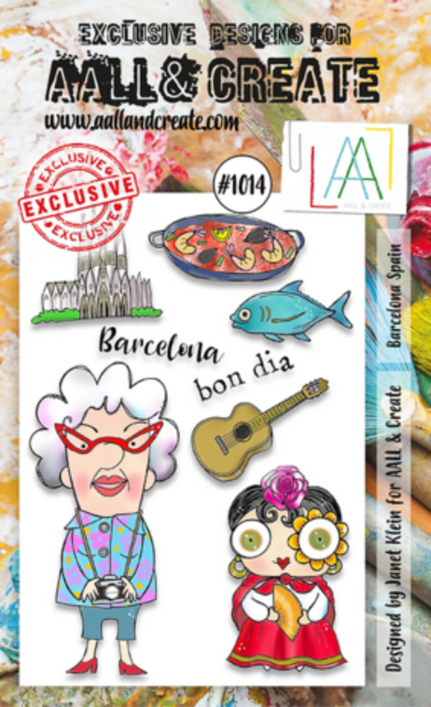 AALL and Create Clear Stamp Set A6 Barcelona Spain (AALL-TP-1014) AALL and Create Clear Stamp Set A6 Barcelona Spain (AALL-TP-1014)