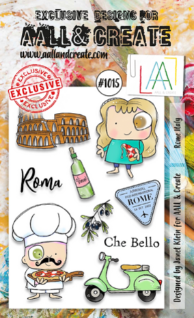 AALL and Create Clear Stamp Set A6 Rome Italy (AALL-TP-1015) AALL and Create Clear Stamp Set A6 Rome Italy (AALL-TP-1015)