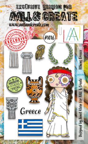 AALL and Create Clear Stamp Set A6 Athens Greece (AALL-TP-1016) AALL and Create Clear Stamp Set A6 Athens Greece (AALL-TP-1016)