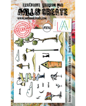 AALL and Create Clear Stamp Set A6 Road To Nowhere (AALL-TP-1046)