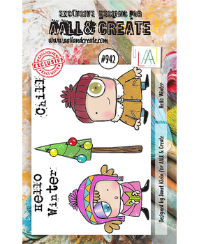 AALL and Create Clear Stamp Set A7 Hello Winter (AALL-TP-942) AALL and Create Clear Stamp Set A7 Hello Winter (AALL-TP-942)