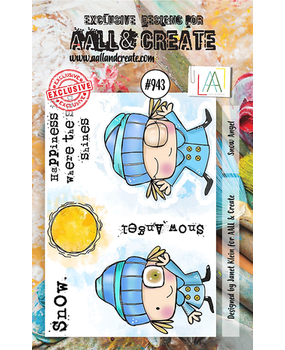 AALL and Create Clear Stamp Set A7 Snow Angel (AALL-TP-943)