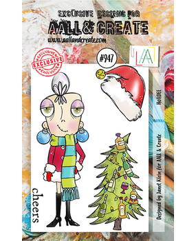 AALL and Create Clear Stamp Set A7 HoliDEE (AALL-TP-947)