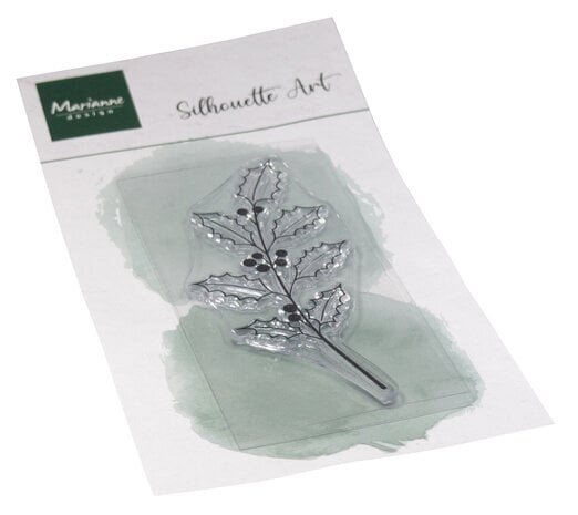 Marianne Design Silhouette Art Clear Stamps Holly (CS1142) Marianne Design Silhouette Art Clear Stamps Holly (CS1142)