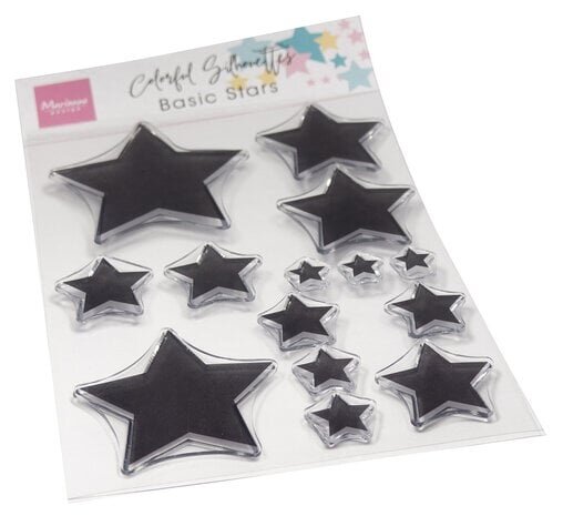 Marianne Design Colorful Silhouette Clear Stamps Basic Stars (CS1148) Marianne Design Colorful Silhouette Clear Stamps Basic Stars (CS1148)