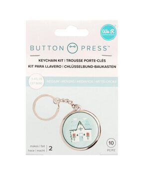 We R Memory Keepers Button Press Keychain Kit (661074) We R Memory Keepers Button Press Keychain Kit (661074)