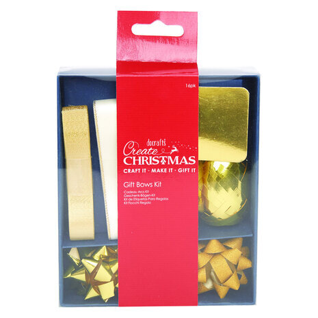 Papermania Gift Bows Kit Metallic Gold (PMA 171910) Papermania Gift Bows Kit Metallic Gold (PMA 171910)
