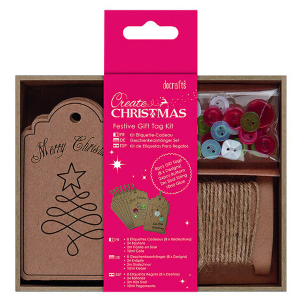 Papermania Festive Gift Tag Kit (PMA 174304) Papermania Festive Gift Tag Kit (PMA 174304)