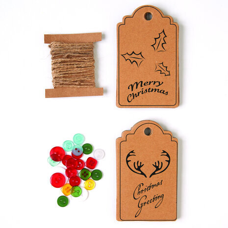 Papermania Festive Gift Tag Kit (PMA 174304) Papermania Festive Gift Tag Kit (PMA 174304)