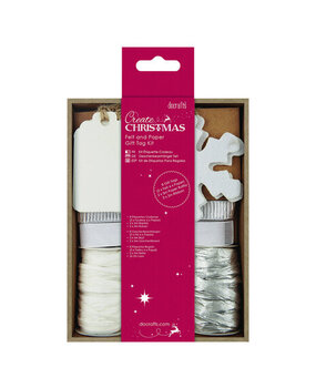 Papermania Felt and Paper Gift Tag Kit Silver (PMA 157935) Papermania Felt and Paper Gift Tag Kit Silver (PMA 157935)