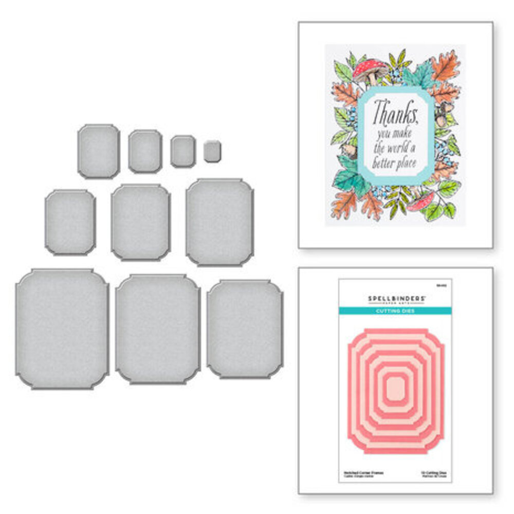 Spellbinders Notched Corner Frames Dies (S5-602) Spellbinders Notched Corner Frames Dies (S5-602)