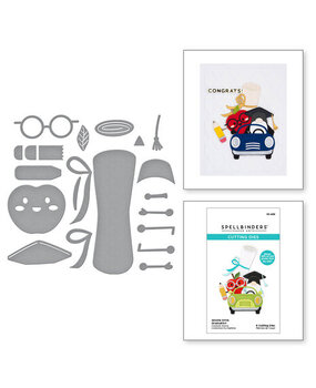 Spellbinders Gnome Drive Graduation Dies (S3-488)