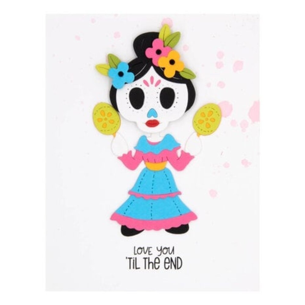 Spellbinders Dancin' Halloween Dancin' Day of the Dead Girl Dies (S4-1309)