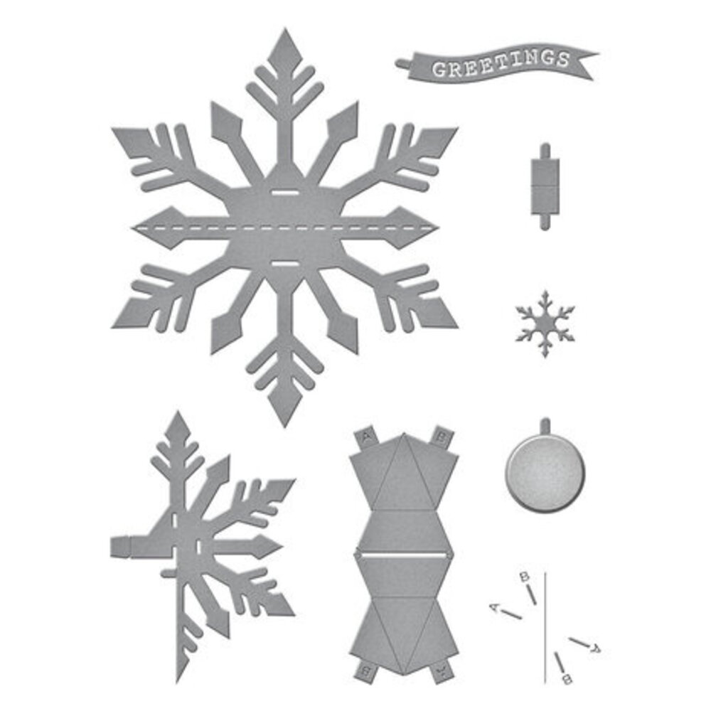 Spellbinders Bibi's Snowflakes Pop-Up Snowflake Dies (S6-212) Spellbinders Bibi's Snowflakes Pop-Up Snowflake Dies (S6-212)
