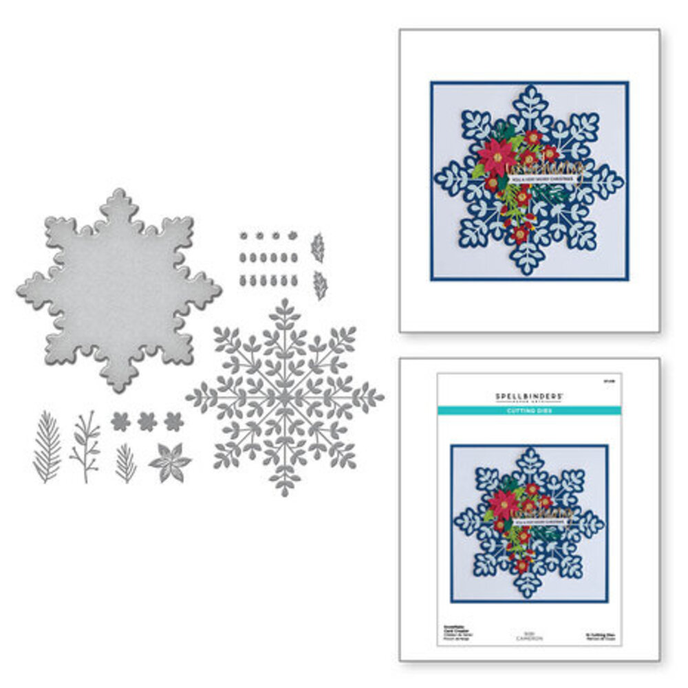 Spellbinders Bibi's Snowflakes Snowflake Card Creator Dies (S7-236) Spellbinders Bibi's Snowflakes Snowflake Card Creator Dies (S7-236)